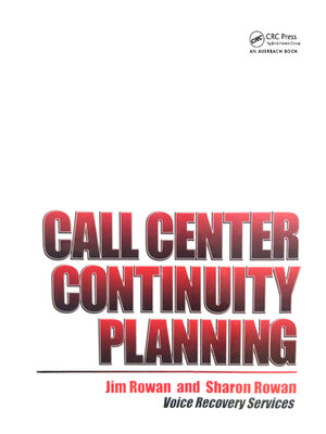 cover image of Call Center Continuity Planning